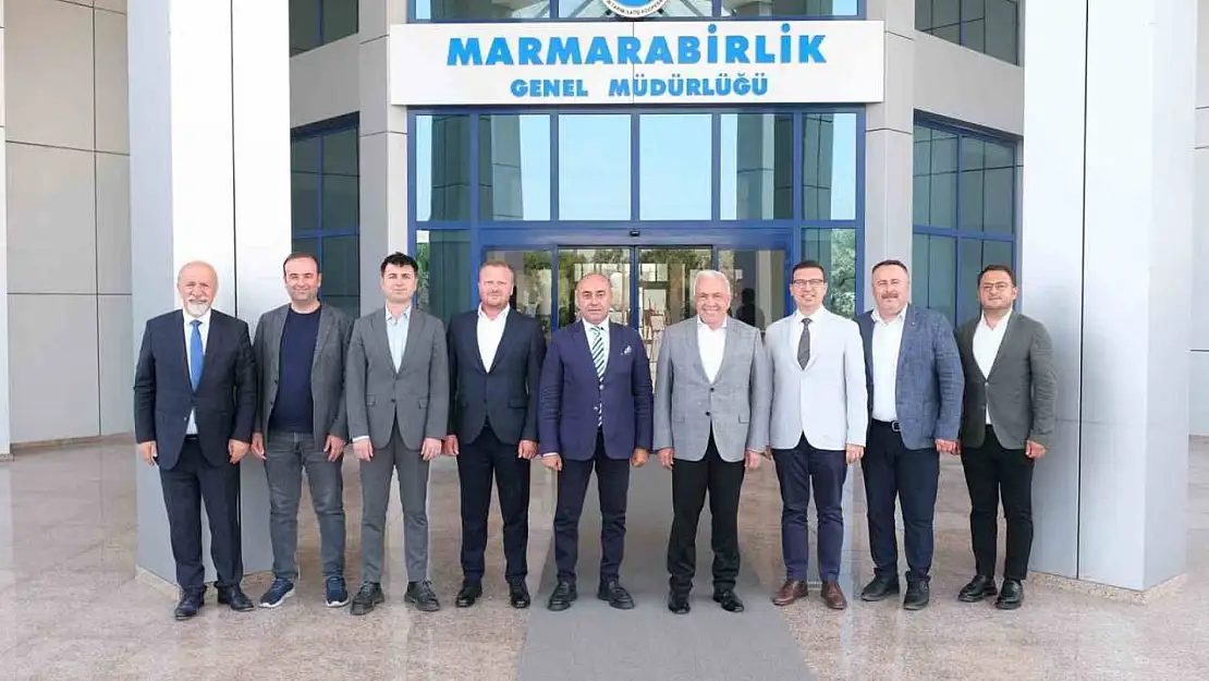 Başkan Şadi Özdemir'den Marmarabirlik'e hayırlı olsun ziyareti