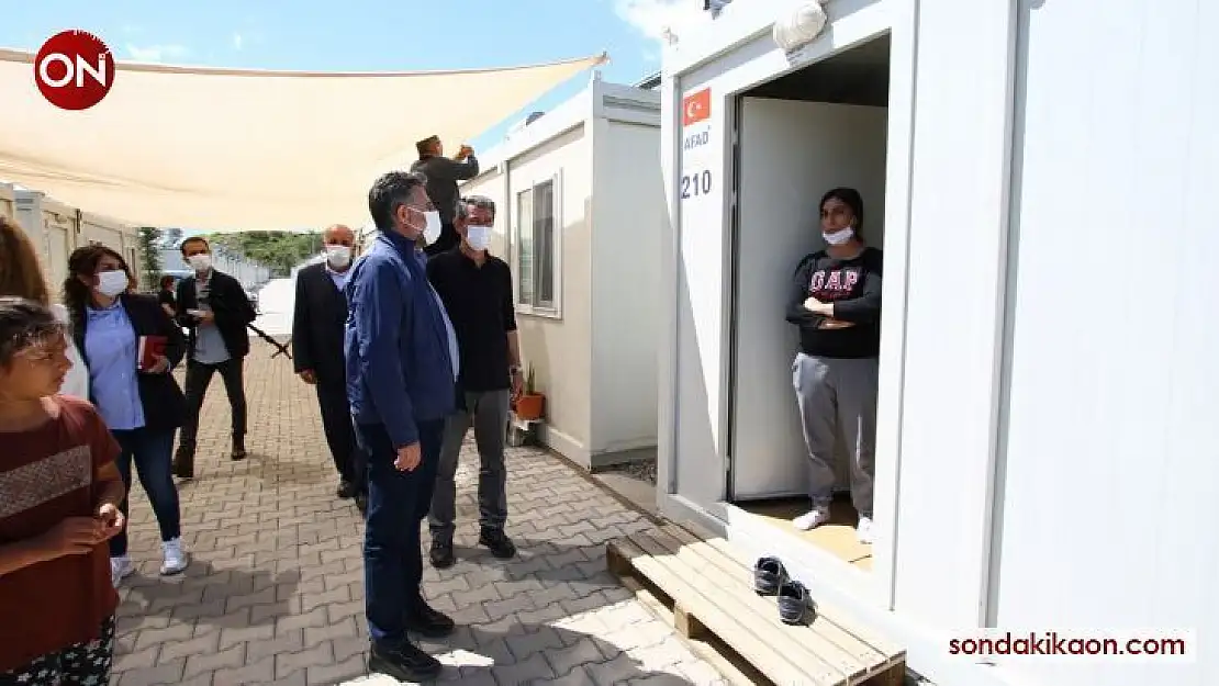 Başkan Sandal, depremzedeleri yalnız bırakmıyor