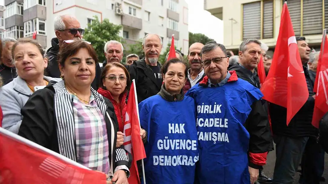 Başkan Şehirli 1 Mayıs'ta emekçilerle birlikte yürüdü
