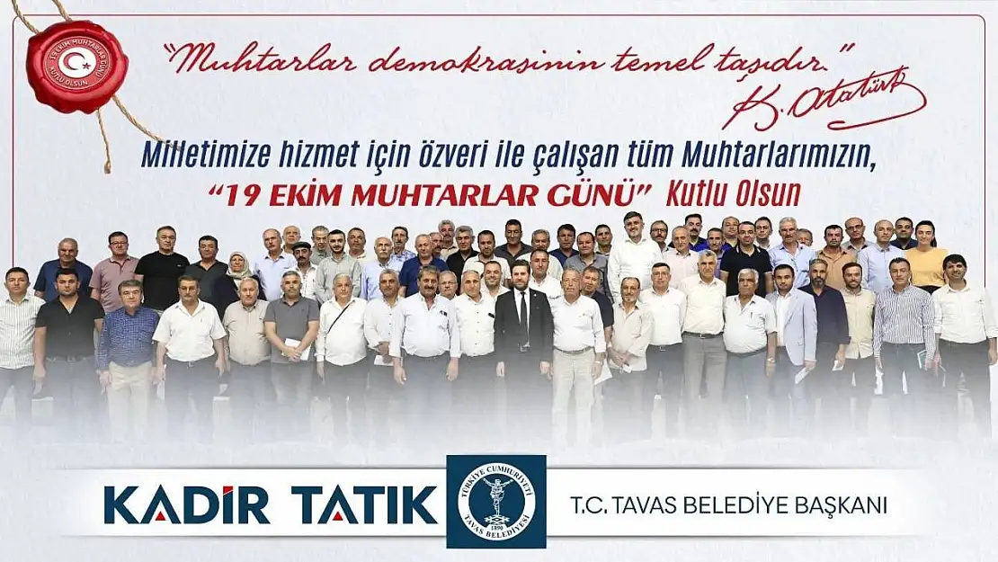 Başkan Tatık'tan Muharlar Günü açıklaması