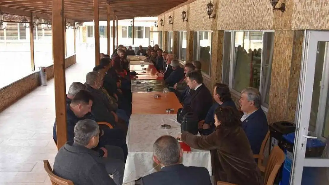 Başkan Tulup mahalle muhtarlarıyla buluştu