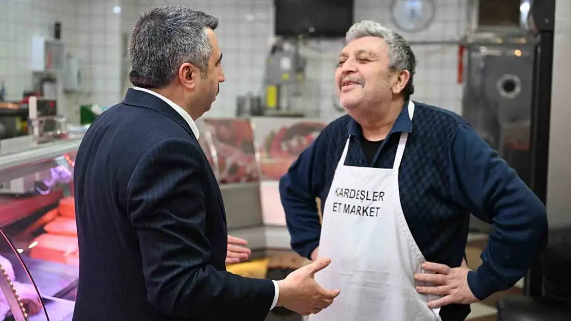 Başkan Yılmaz, komşu siyaretinde