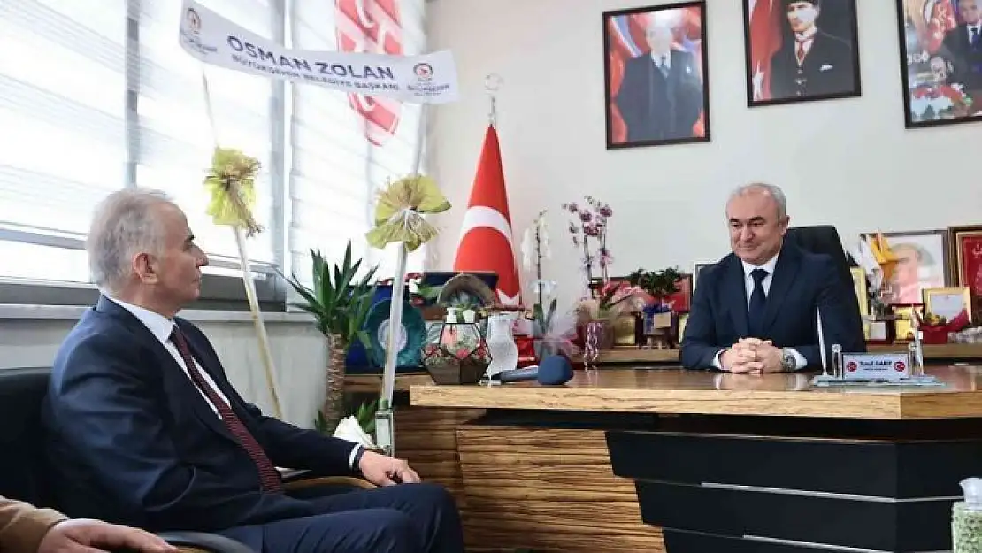 Başkan Zolan'dan MHP İl Başkanı Garip'e ziyaret