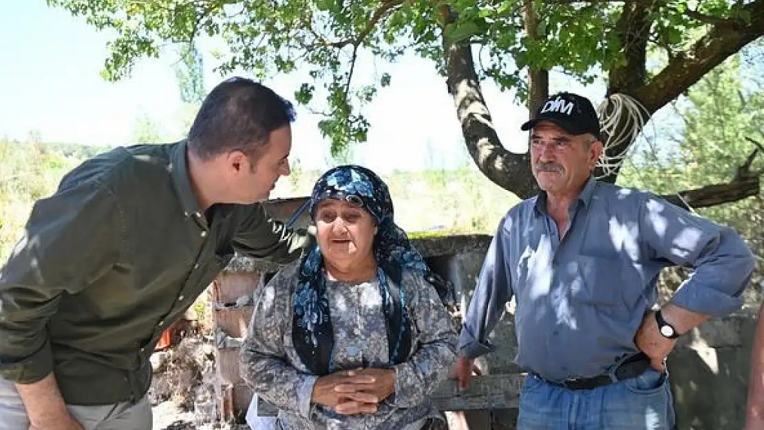 Bayramda evi yanan ailenin yaralarını Büyükşehir saracak