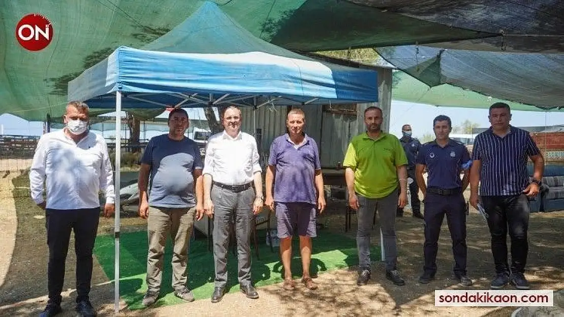 Belediye Başkanı Ergin'den kurban pazarı denetimi