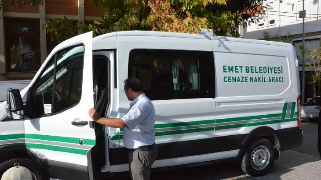 Belediyenin temin ettiği cenaze nakil aracı hizmete girdi