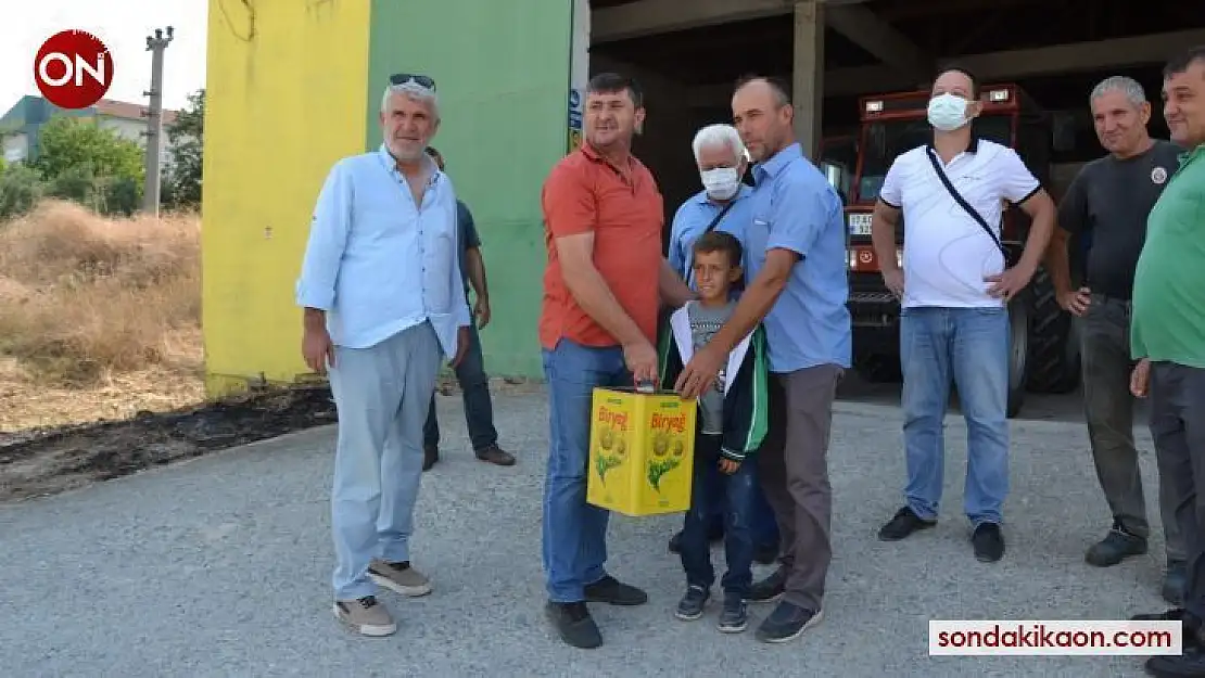 Biga'da ayçiçek alımı başladı