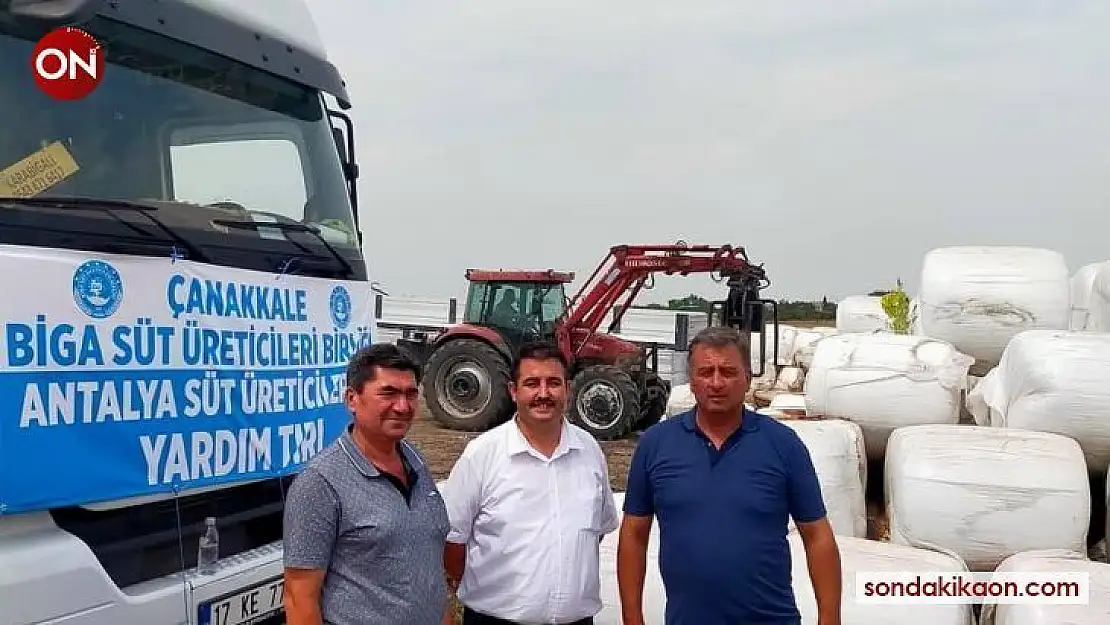 Biga Süt Birliği, afet bölgesine 2 tır yardım gönderdi