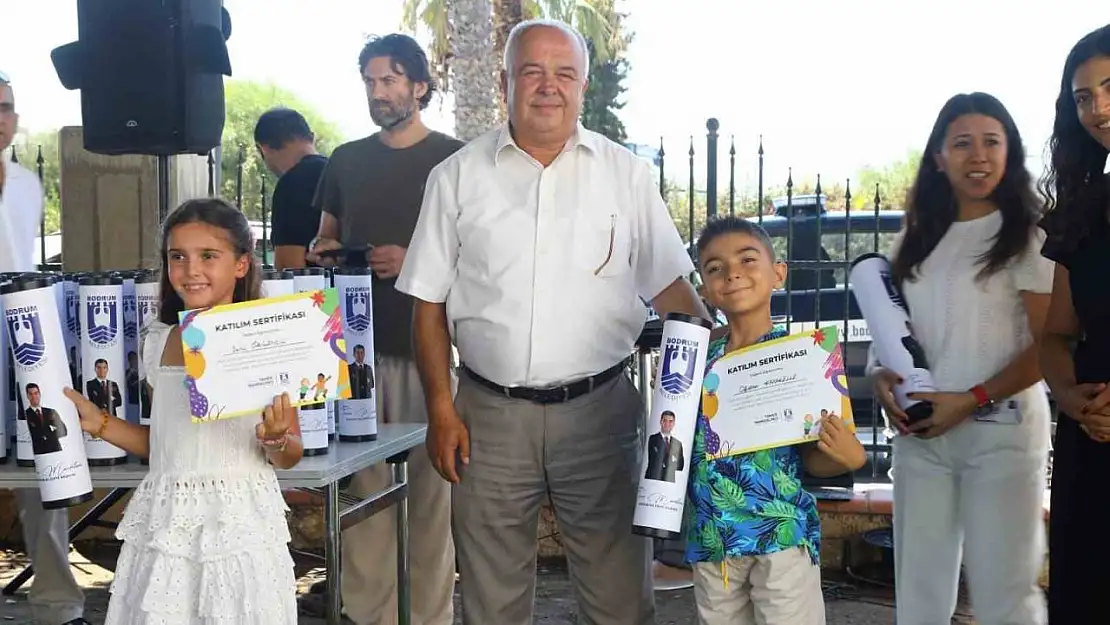 Bodrum Belediyesi Yaz Okulu sertifika töreni yapıldı