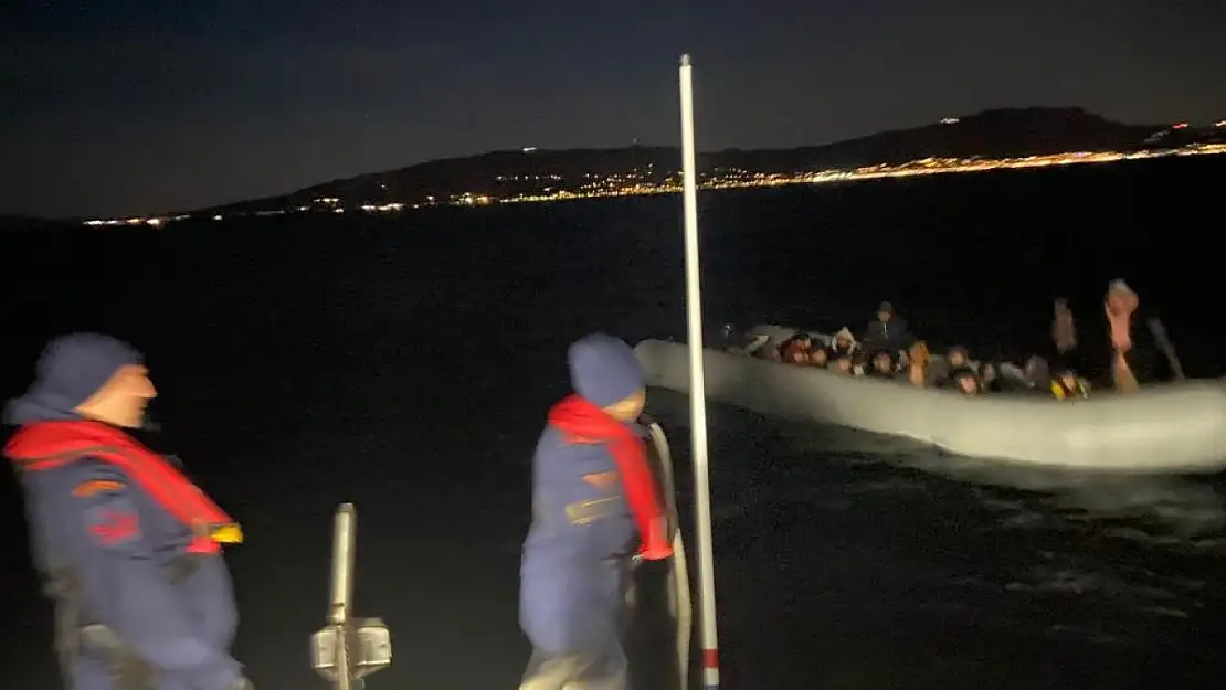 Bodrum'da 57 düzensiz göçmen kurtarıldı, 23'ü yakalandı