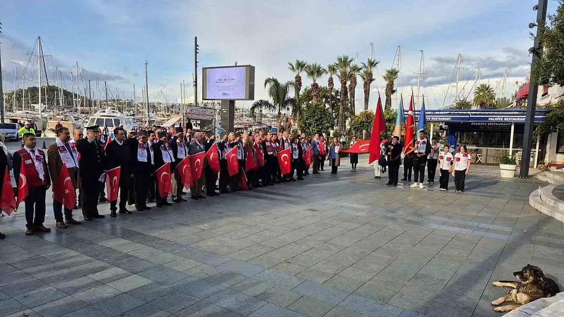 Bodrum'da Sarıkamış Şehitleri yürüyüşü