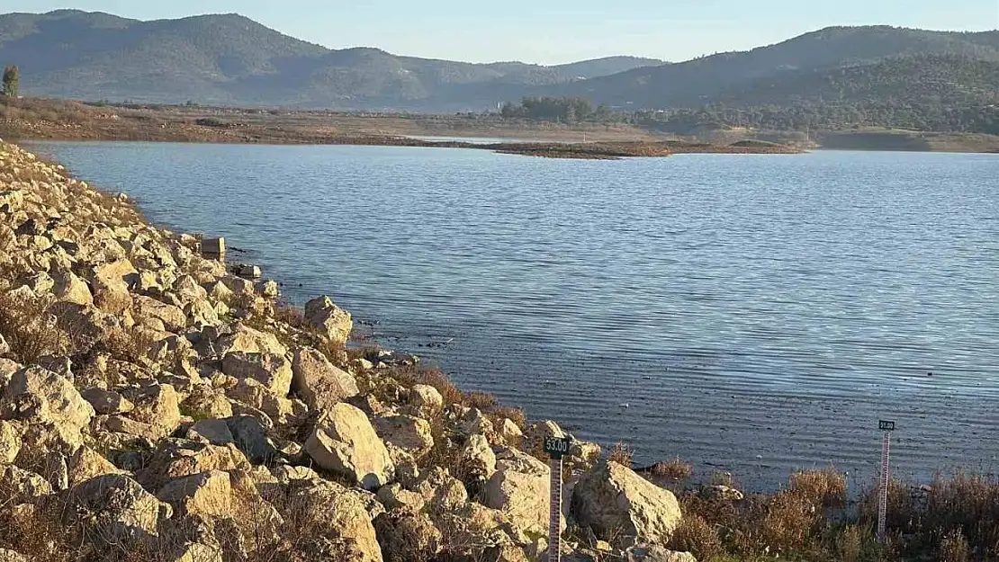 Bodrum'da yağışlar barajları doldurdu