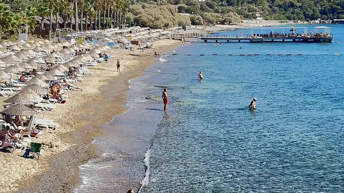 Bodrum'da yazdan kalma günler yaşanıyor