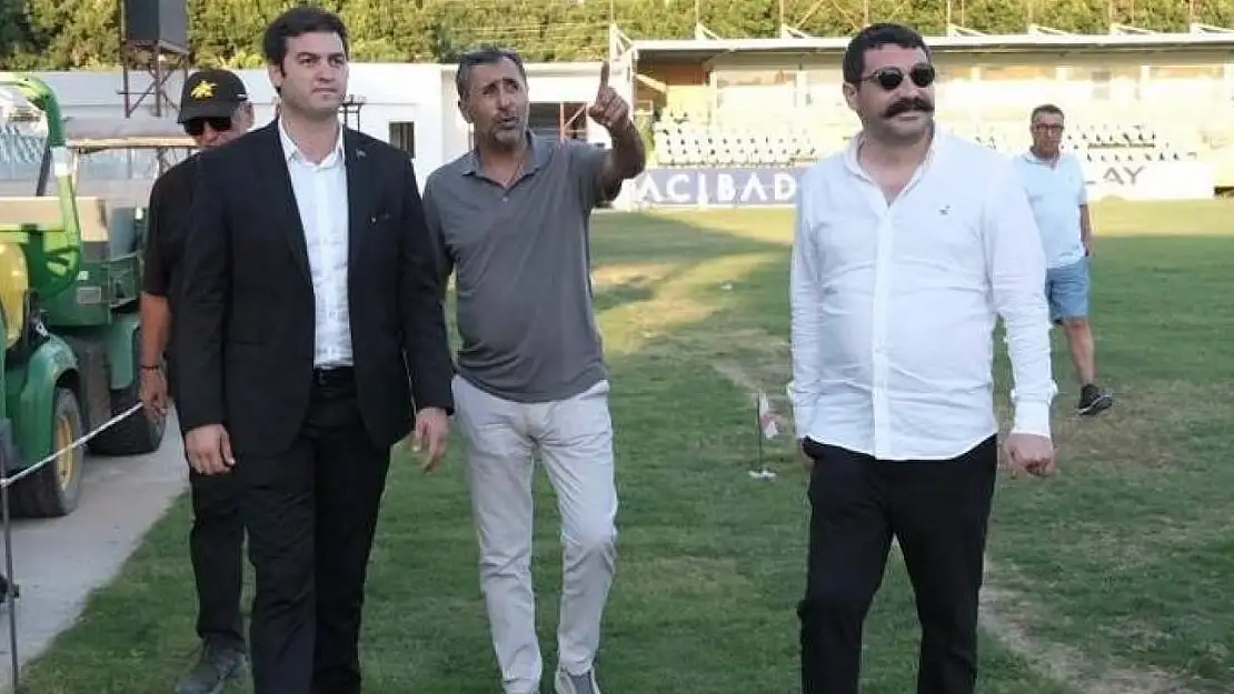 Bodrum FK stadyumundaki son gelişmeleri yerinde inceledi