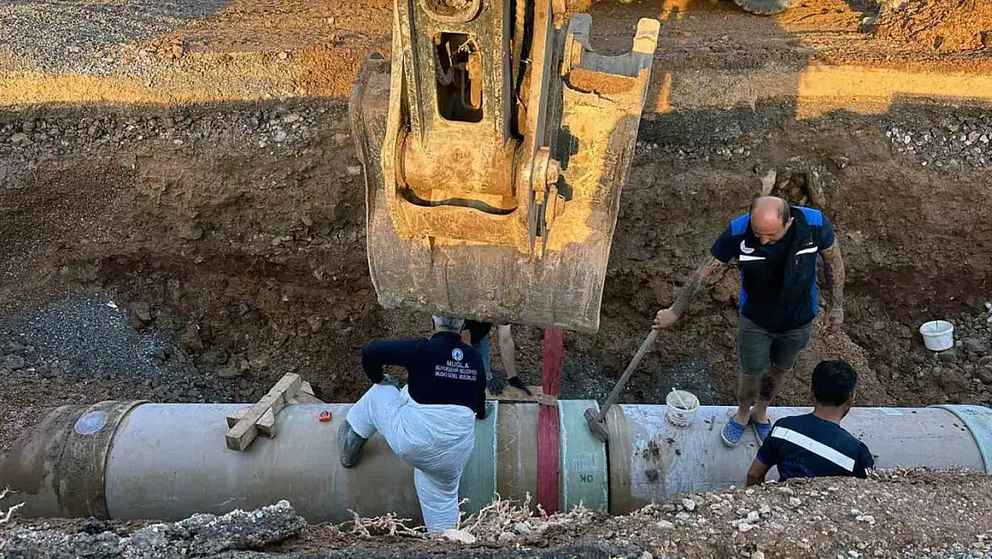 Bodrum Gölköy su isale hattı arızası giderildi