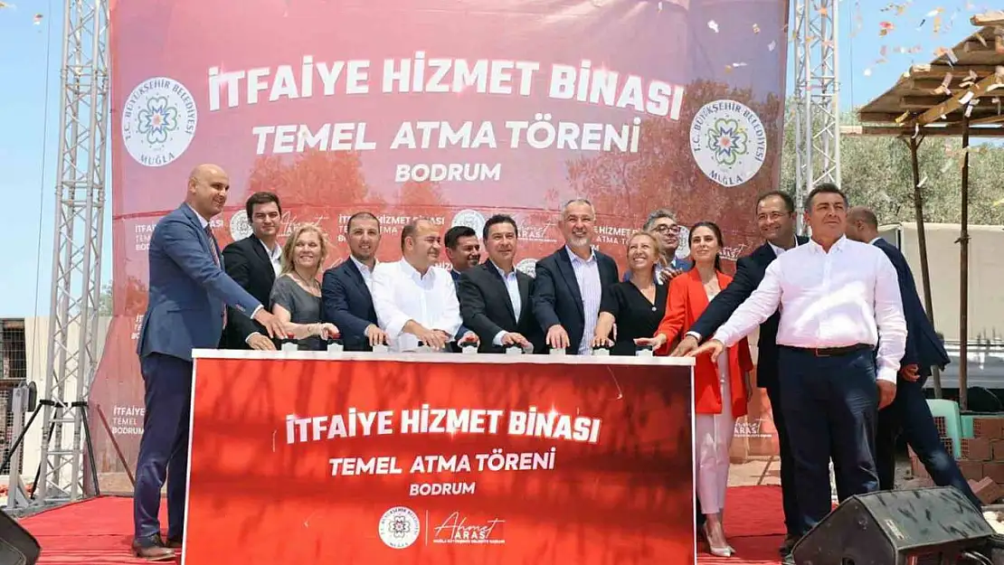 Bodrum itfaiye hizmet binasının temeli atıldı