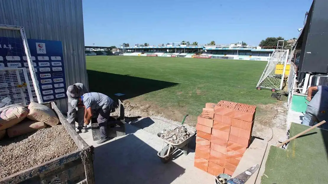 Bodrumspor'da ve stadyumda hazırlıklar sürüyor