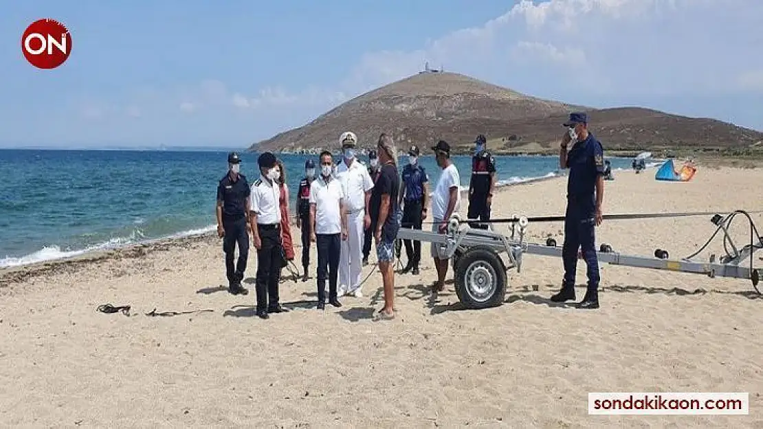 Bozcaada'da zıpkınla balık avlamak için denize giren kişi 2 gündür bulunamadı
