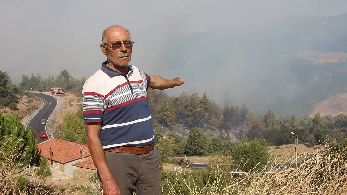 Bozdoğan alevlere teslim: 'Canımızı, malımızı zor kurtardık'