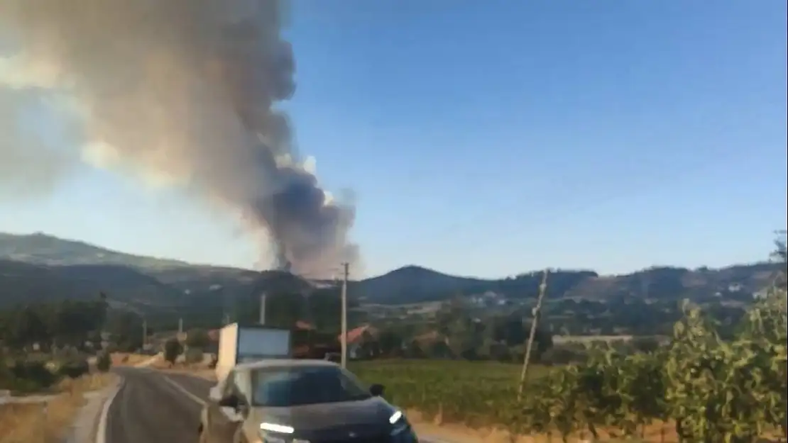 Bozdoğan'daki orman yangını için Muğla sınırında önlem alındı