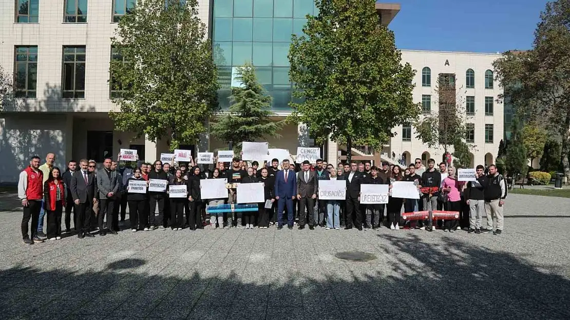 BTÜ öğrencilerinden TUSAŞ'a yapılan terör saldırısına tepki