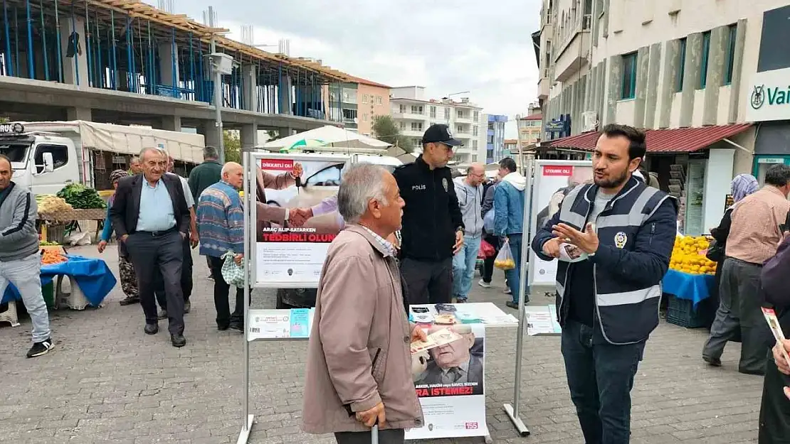 Buldan polisi vatandaşları dolandırıcılık ve hırsızlık olaylarına karşı bilgilendirdi