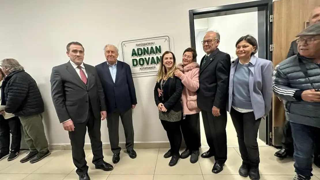 Burhaniye'de Adnan Dovan Kütüphanesi törenle açıldı