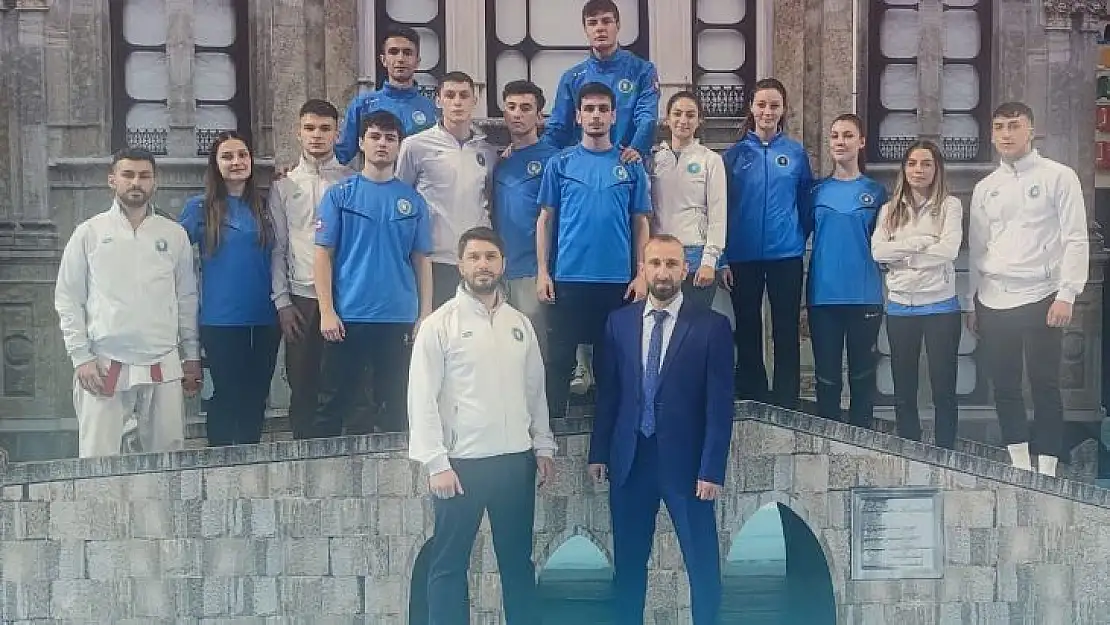 Bursa Büyükşehir Belediyesporlu karateciler kürsüyü es geçmedi
