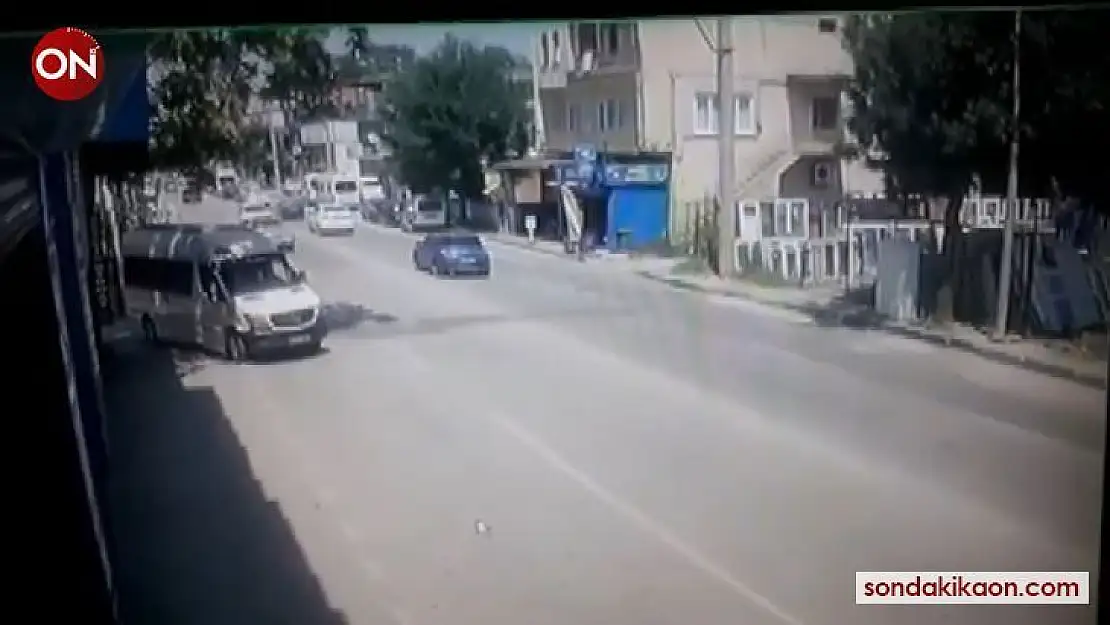 Bursa'da 'kaza geliyorum' dedi