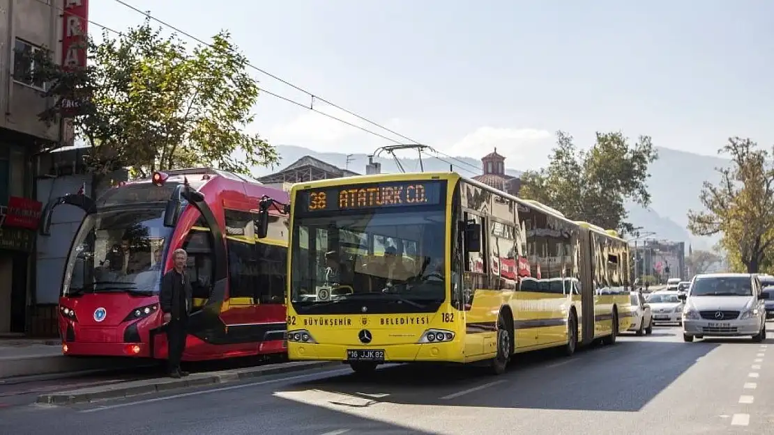 Bursa'da 4 günlük bayram boyunca ulaşım ücretsiz