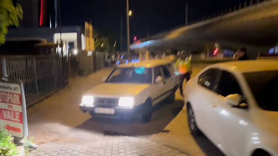 Bursa'da alkollü sürücüden ile ilginç diyaloglar