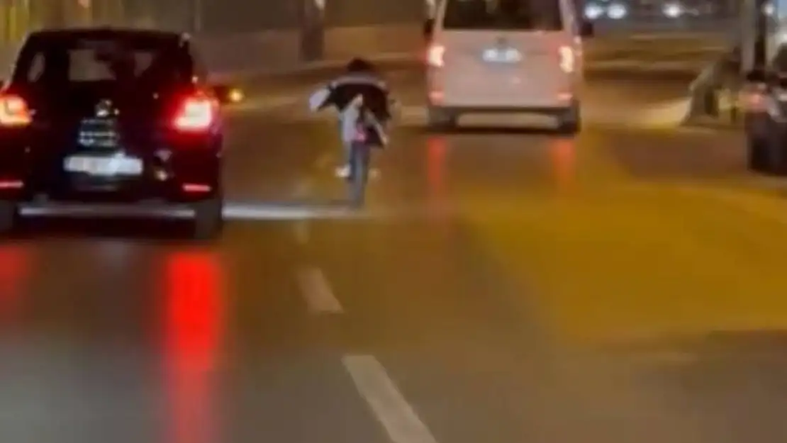 Bursa'da biri tek teker, diğeri yatarak ilerledi