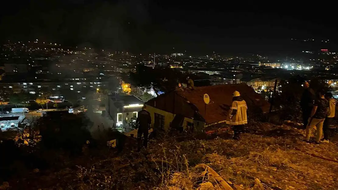 Bursa'da korkutan odunluk yangını