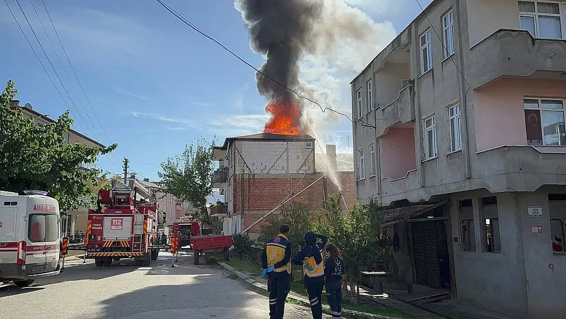 Bursa'da korkutan yangın