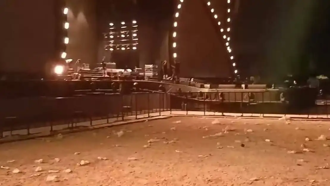 Bursa'da Kültür Yolu Festivali'nde arbede