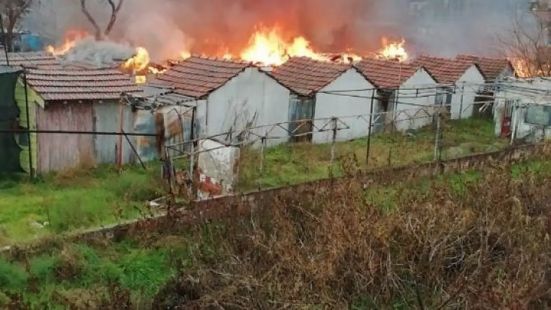 Bursa'da tatil köyü yılın ilk günü alevlere teslim oldu