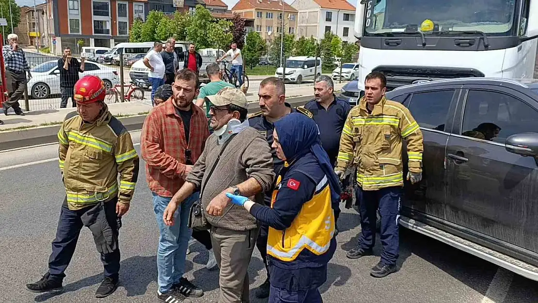 Bursa'da tırla cip çarpıştı: 1 yaralı