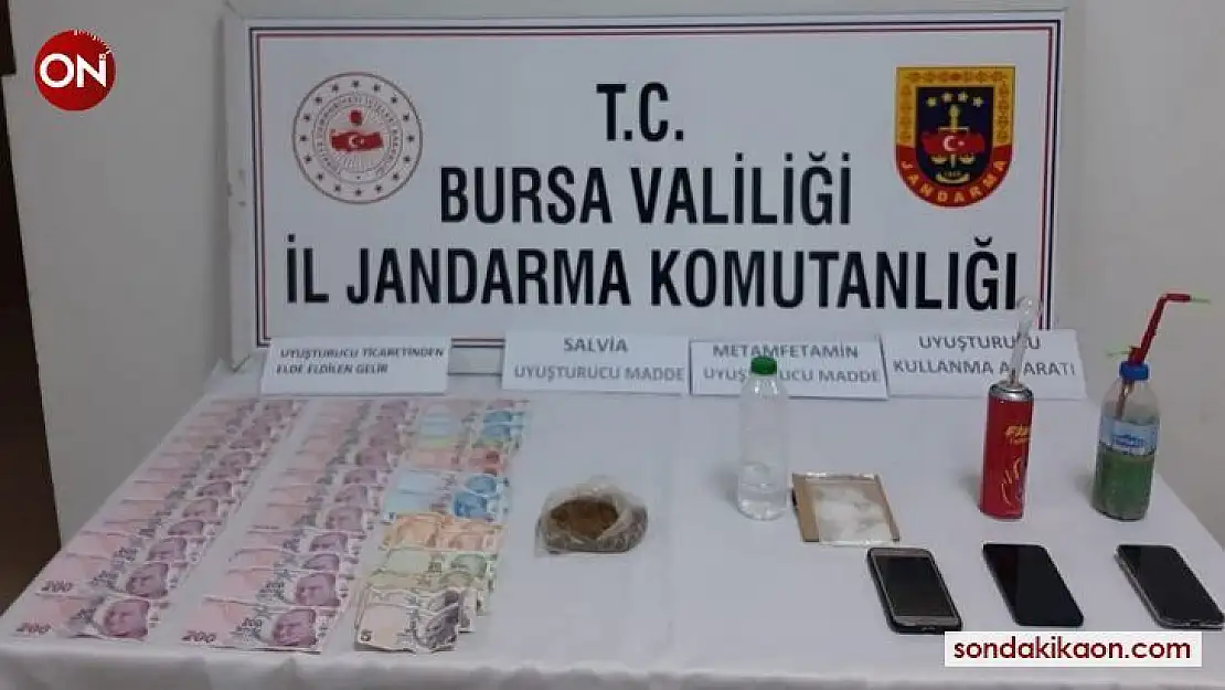 Bursa'da uyuşturucu operasyonu 3 gözaltı