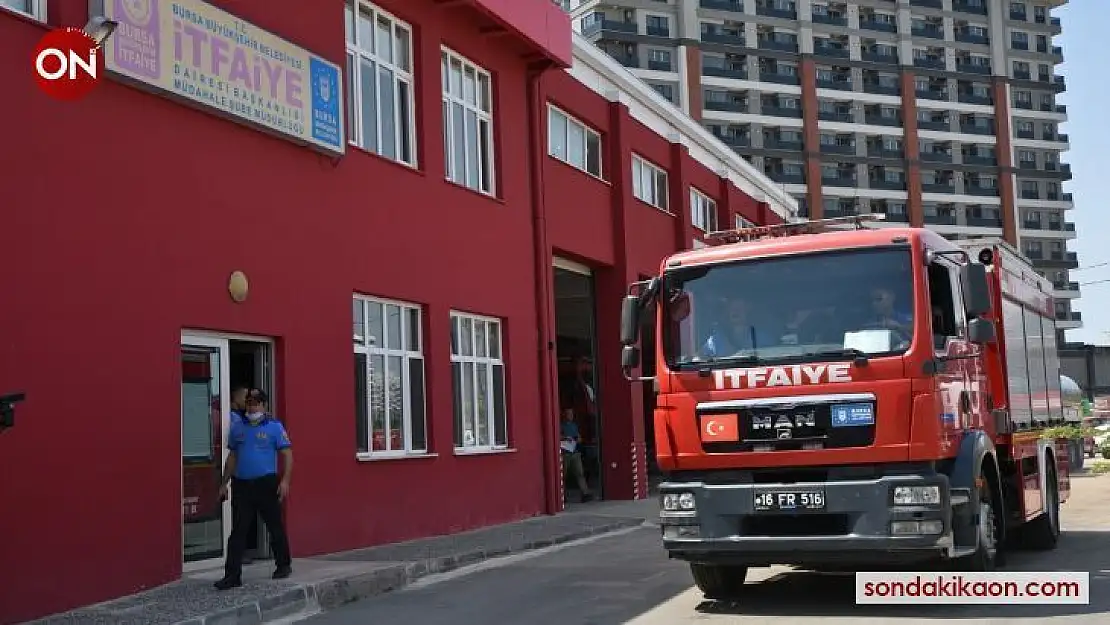 Bursa itfaiyesi Marmaris yolunda