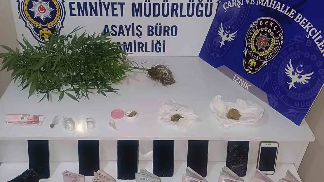 Bursa İznik'te uyuşturucu operasyonu: 7 gözaltı