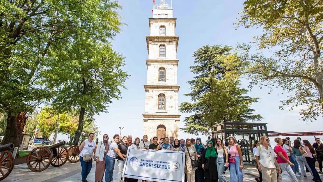 Bursa'nın güzelliklerini işaret diliyle tanıyorlar