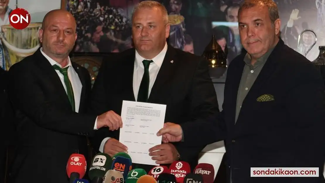 Bursaspor'da mazbata töreni