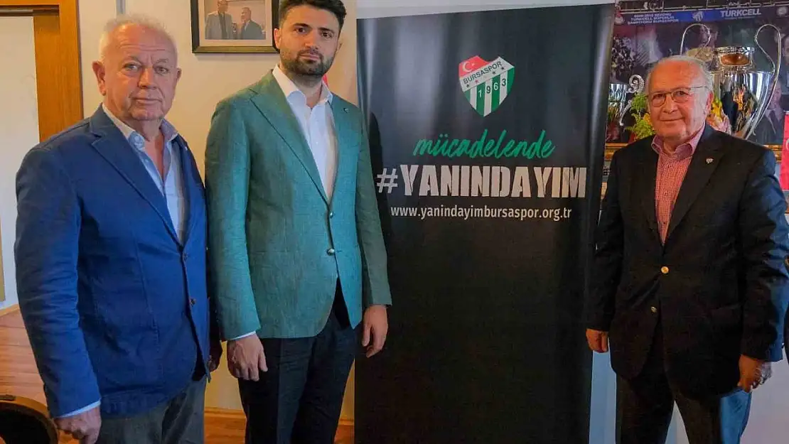 Bursaspor Kulübü'nde 'Yanındayım' kampanyası büyüyor