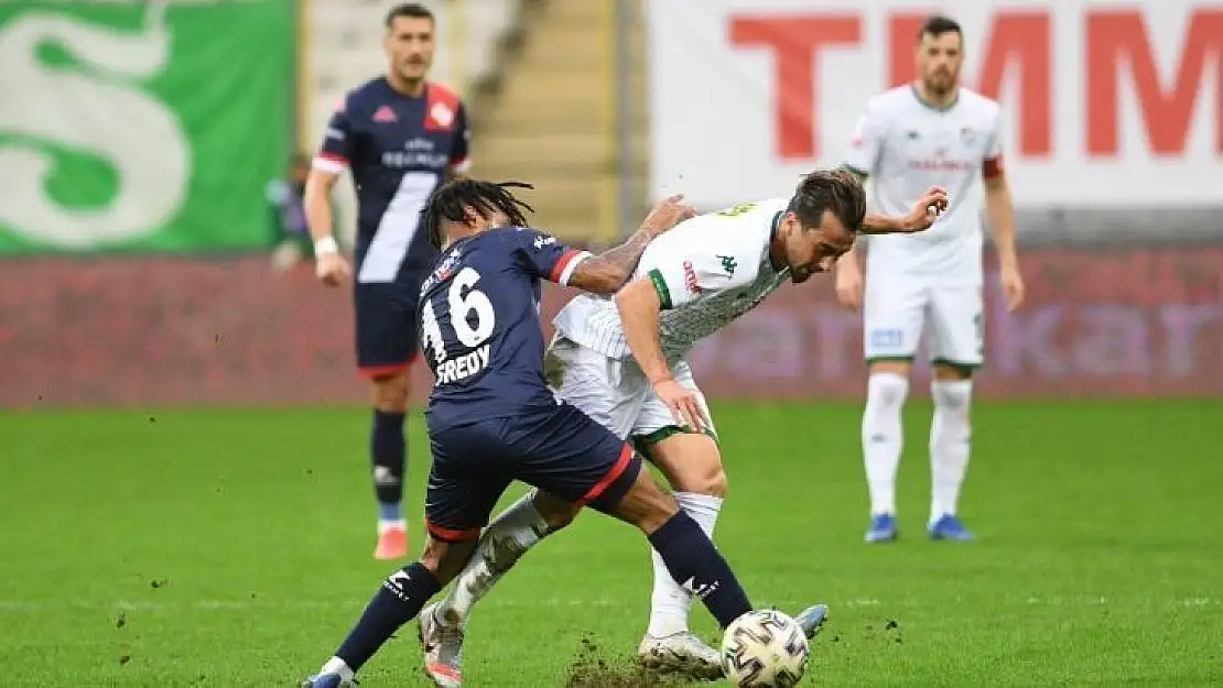 Bursaspor'un 20 maçlık gol zinciri sona erdi