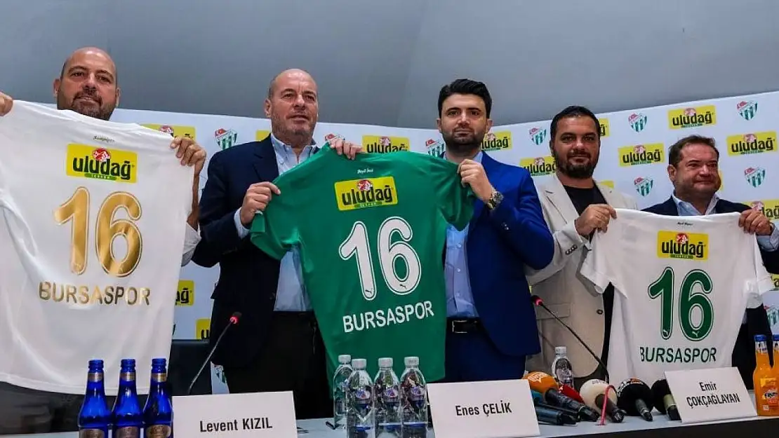 Bursaspor'un sırt sponsoru Uludağ İçecek oldu