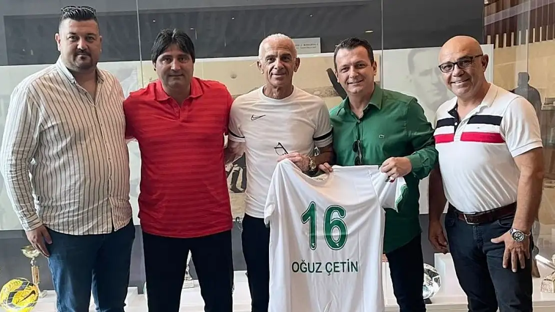 Bursaspor yönetimi, Oğuz Çetin'i ziyaret etti