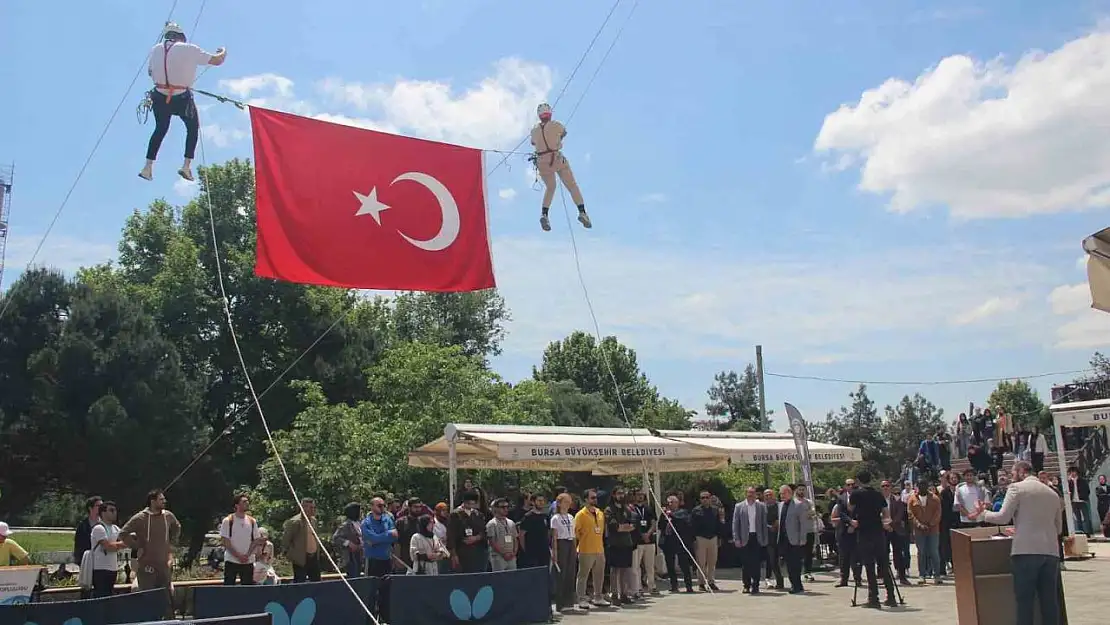 BUÜ Spor Festivali'nde öğrenciler hünerlerini sergiledi