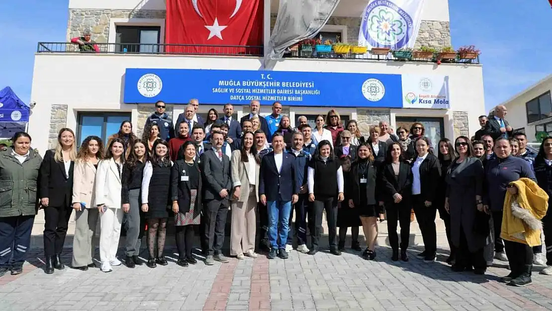 Büyükşehir 6. Kısa Mola Merkezi'ni Datça'da açtı