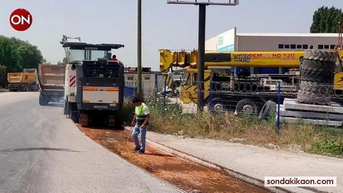 Büyükşehir'den 30 bin ton sıcak asfalt