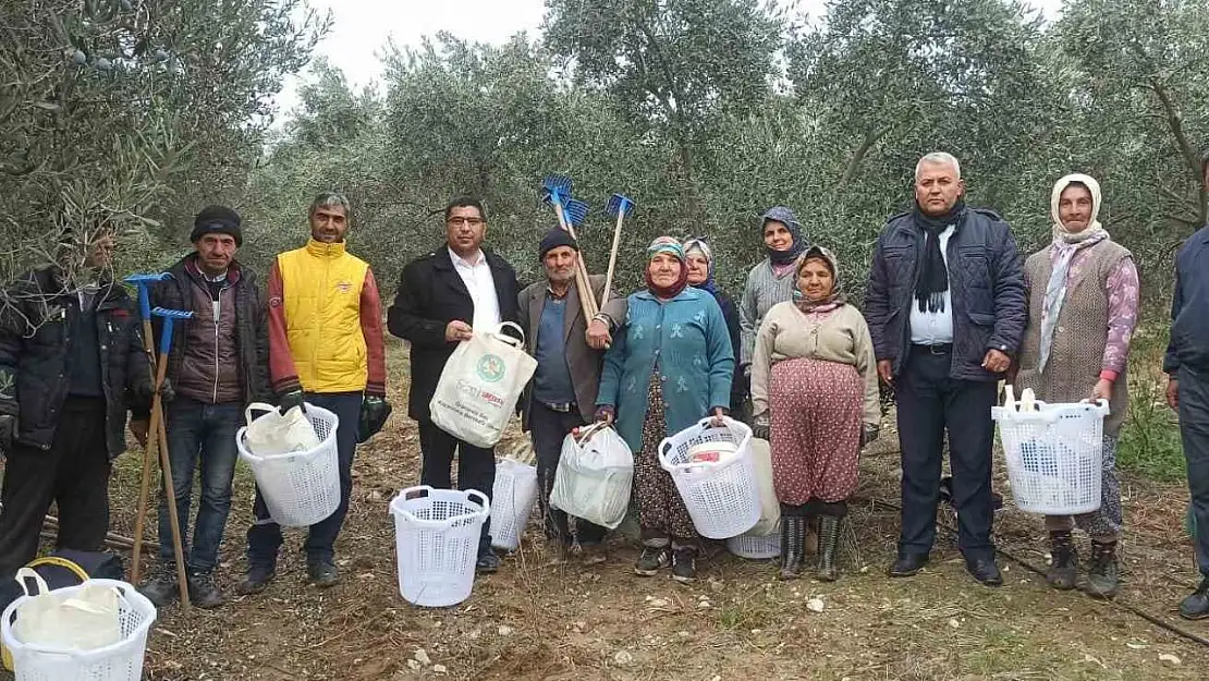 Büyükşehir'in üreticilere desteği sürüyor